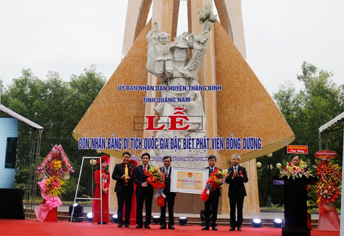 Phật viện Đồng Dương trở thành Di tích quốc gia đặc biệt - Ảnh 1. Phật viện Đồng Dương trở thành Di tích quốc gia đặc biệt - Ảnh 1.