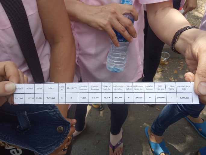 Công ty TNHH Lecien Việt Nam: Tiền lương không rõ ràng, hàng trăm công nhân ngừng việc - Ảnh 3.