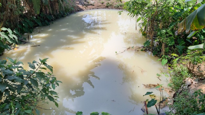 Vụ nước thải tuôn ra kênh ở Đà Nẵng: Phát hiện mẫu nước  một công ty giống hệt nước xả thải - Ảnh 1.