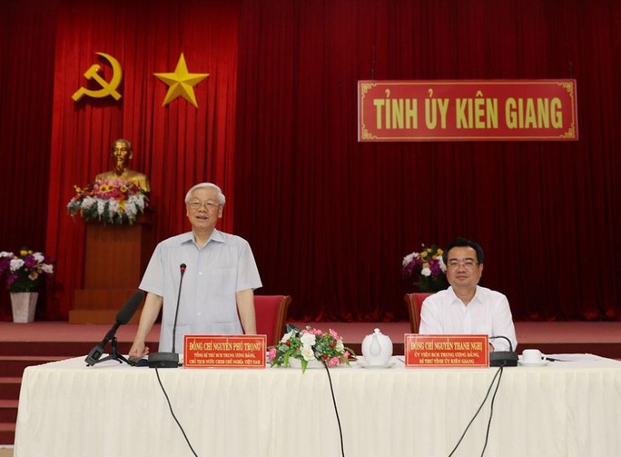 Hình ảnh Tổng Bí thư, Chủ tịch nước Nguyễn Phú Trọng làm việc ở Kiên Giang - Ảnh 8.