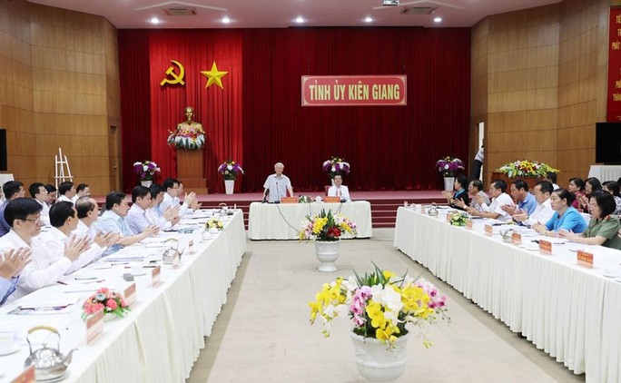 Hình ảnh Tổng Bí thư, Chủ tịch nước Nguyễn Phú Trọng làm việc ở Kiên Giang - Ảnh 10.