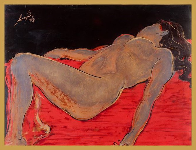 Cận cảnh bức tranh khỏa thân giá triệu USD của họa sĩ Lê Phổ - Ảnh 5.
