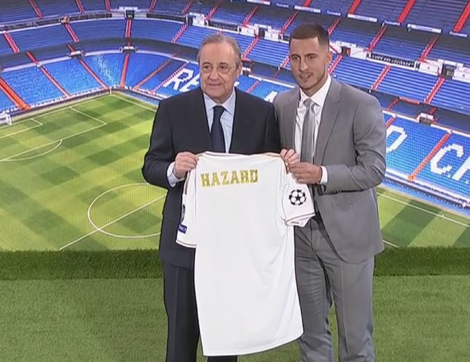 50.000 CĐV Real Madrid háo hức lễ ra mắt bom tấn Eden Hazard - Ảnh 4.