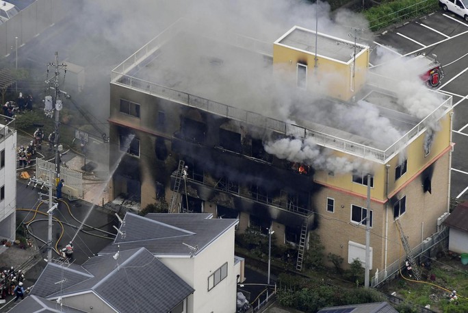 Nhật Bản: Cháy xưởng phim hoạt hình, ít nhất 33 người thiệt mạng - Ảnh 2.