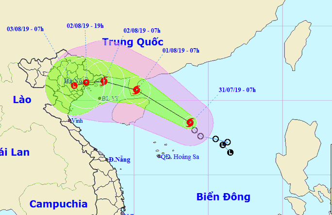 Bão số 3 giật cấp 11 di chuyển nhanh vào Quảng Ninh - Hải Phòng - Ảnh 1.