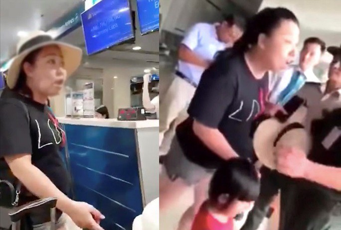 Đề xuất cấm bay nữ công an lăng mạ nhân viên sân bay Tân Sơn Nhất - Ảnh 1.