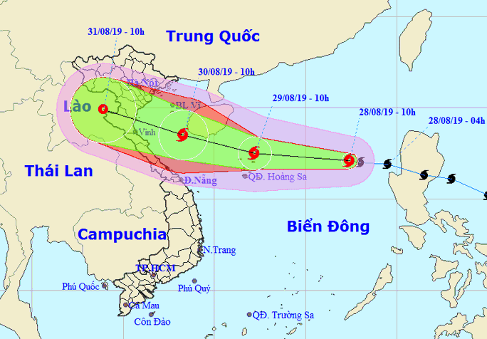 Bão số 4 giật cấp 12 có khả năng đổ bộ  từ Thanh Hóa đến Quảng Bình - Ảnh 1.