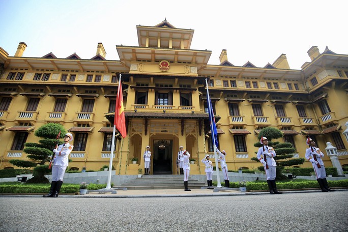 Lễ Thượng cờ ASEAN tại Hà Nội - Ảnh 4.