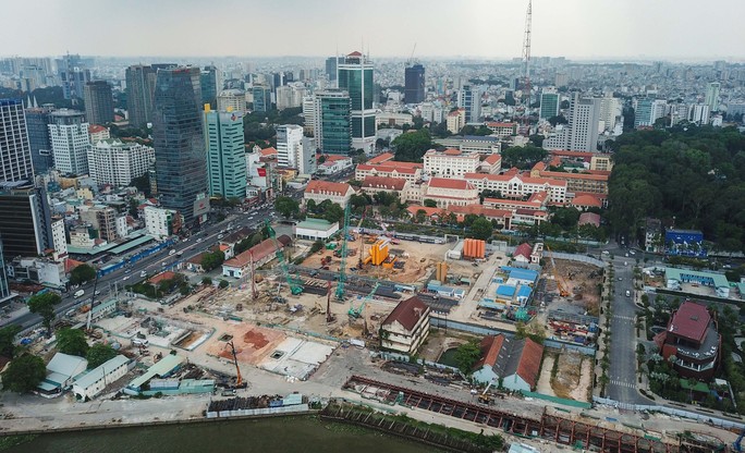 Diện mạo đường hầm Metro số 1 tại trung tâm TP HCM - Ảnh 2.