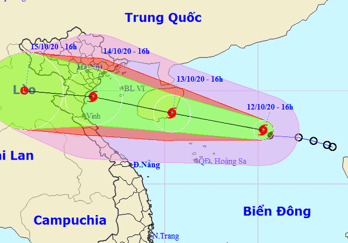 Bão số 7 giật cấp 12 hướng vào Bắc Bộ, miền Bắc sẽ mưa rất to - Ảnh 1.