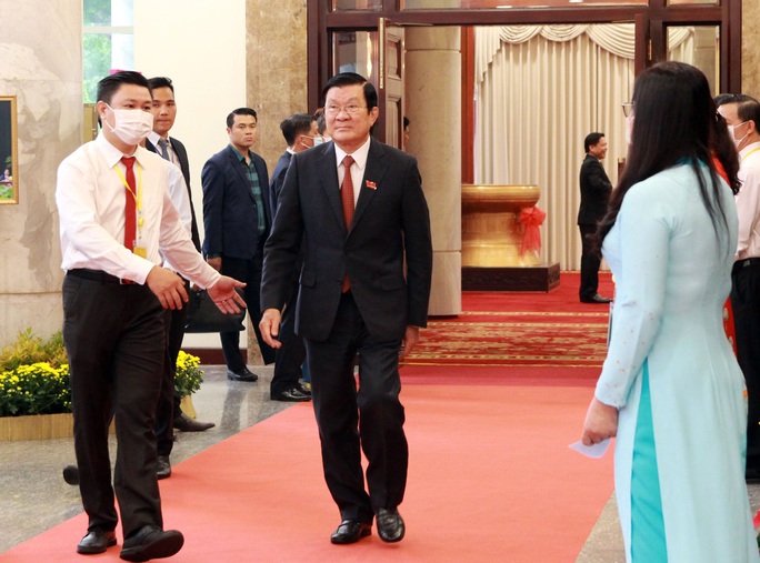 Hình ảnh lãnh đạo, nguyên lãnh đạo Đảng, Nhà nước dự khai mạc Đại hội Đảng bộ TP HCM - Ảnh 7.
