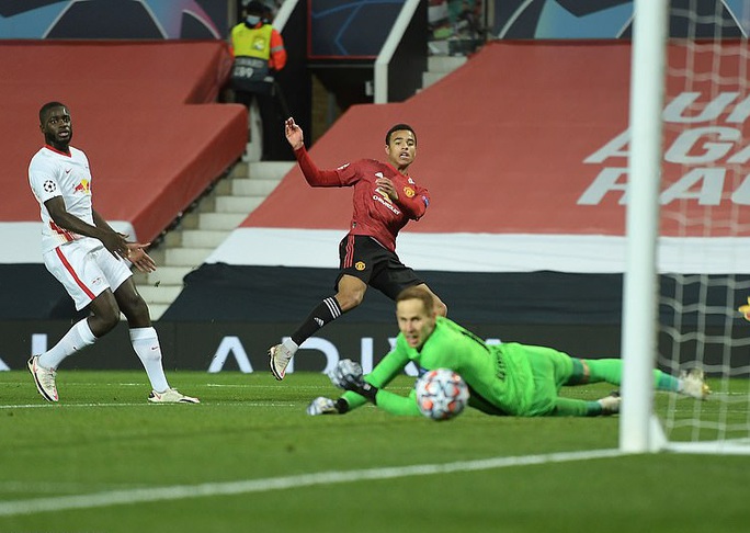 Rashford lập hat-trick vàng, Man United vùi dập bò đỏ RB Leipzig - Ảnh 3.