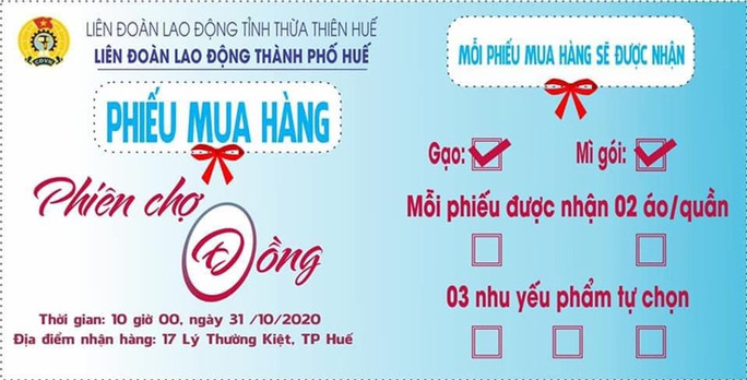 TP Huế: Khởi động lại gian hàng 0 đồng hỗ trợ đoàn viên khó khăn - Ảnh 1.