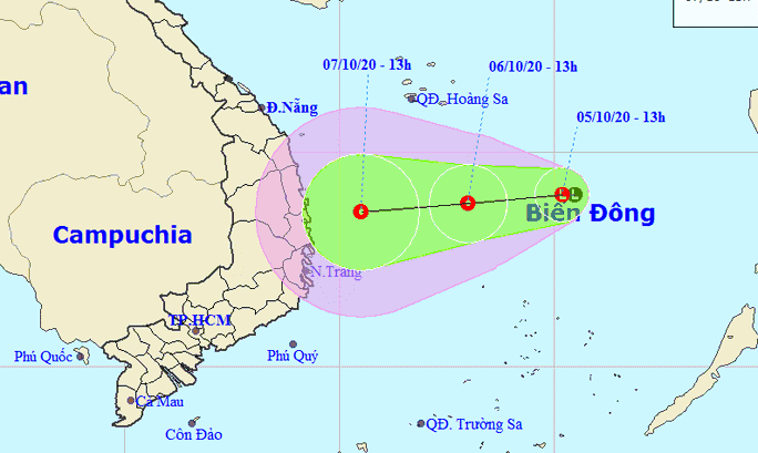 The low pressure zone in front of the Central region will cause very heavy rains of 500-700 mm / wave - Photo 1.