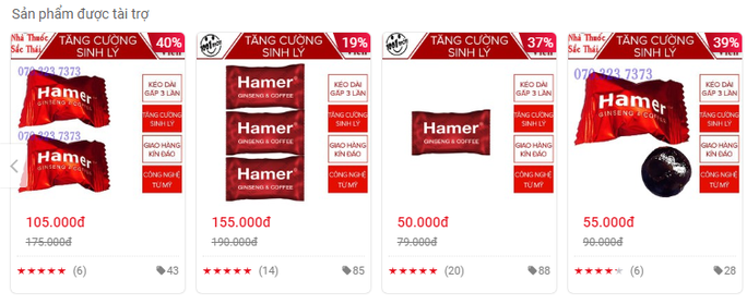 Kẹo kích dục Hamer bán đầy chợ mạng, cơ quan quản lý yêu cầu gỡ bỏ gấp - Ảnh 2.