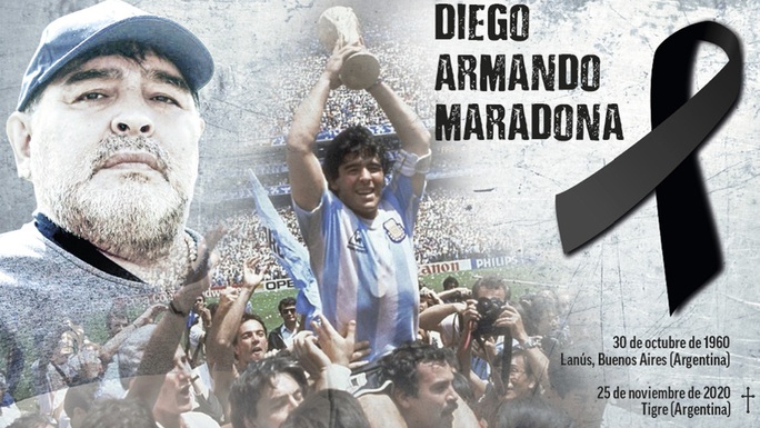 Pele, Messi, Ronaldo... và thế giới bóng đá tiễn biệt huyền thoại Maradona - Ảnh 1.