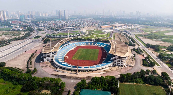 CLIP: 150 tỉ đồng đại tu sân Mỹ Đình đón SEA Games 31 - Ảnh 2.