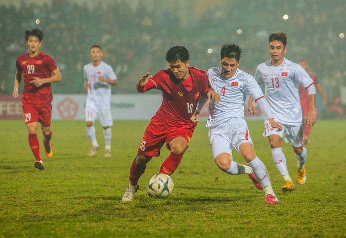Quang Hải ghi bàn, đội tuyển Việt Nam hoà đàn em U22 Việt Nam - Ảnh 14.