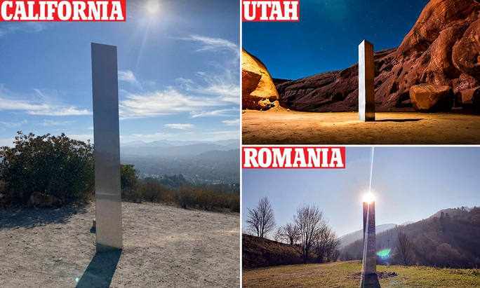 Chưa rõ thực hư, khối kim loại bí ẩn lại bất ngờ xuất hiện ở California - Ảnh 1.