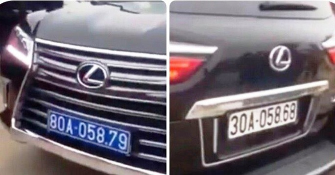 Làm rõ người điều khiển xe Lexus LX570 đầu đeo biển xanh 80A, đuôi đeo biển trắng 30A - Ảnh 1. Làm rõ người điều khiển xe Lexus LX570 đầu đeo biển xanh 80A, đuôi đeo biển trắng 30A - Ảnh 1.