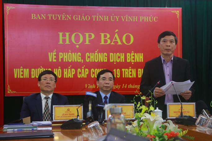 Vĩnh Phúc họp báo: Đang nghiên cứu trường hợp nữ công nhân về từ Vũ Hán lây bệnh cho 5 người khác - Ảnh 2. Vĩnh Phúc họp báo: Đang nghiên cứu trường hợp nữ công nhân về từ Vũ Hán lây bệnh cho 5 người khác - Ảnh 2.