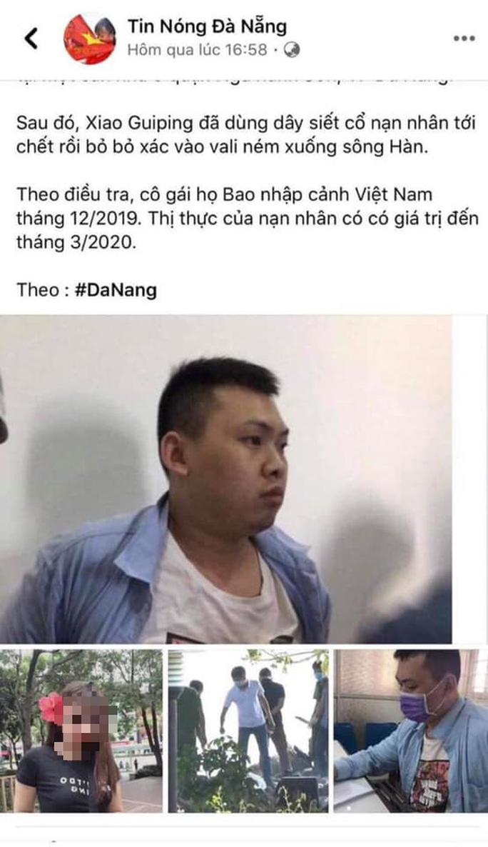 Đăng ảnh sai sự thật vụ cô gái bị giết rồi phân xác, một quản trị Fanpage bị công an triệu tập - Ảnh 2. Đăng ảnh sai sự thật vụ cô gái bị giết rồi phân xác, một quản trị Fanpage bị công an triệu tập - Ảnh 2.