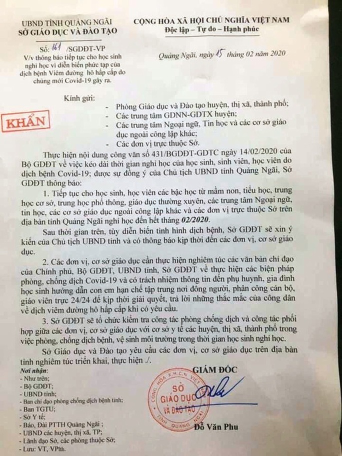 Quảng Nam và nhiều tỉnh, thành cho nghỉ học đến hết tháng 2 - Ảnh 4. Quảng Nam và nhiều tỉnh, thành cho nghỉ học đến hết tháng 2 - Ảnh 4.