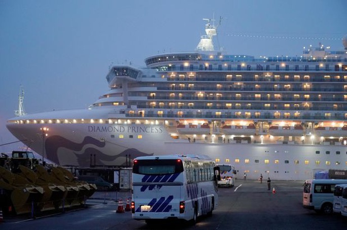 Hành khách tàu Diamond Princess không nhiễm virus SARS-CoV-2 rời tàu từ ngày 19-2. - Ảnh 2. Hành khách tàu Diamond Princess không nhiễm virus SARS-CoV-2 rời tàu từ ngày 19-2. - Ảnh 2.