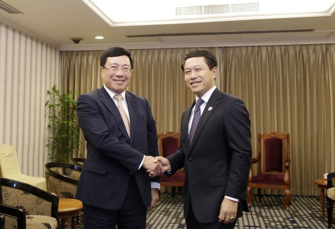 Phó Thủ tướng Phạm Bình Minh gặp Ngoại trưởng Trung Quốc Vương Nghị - Ảnh 3. Phó Thủ tướng Phạm Bình Minh gặp Ngoại trưởng Trung Quốc Vương Nghị - Ảnh 3.