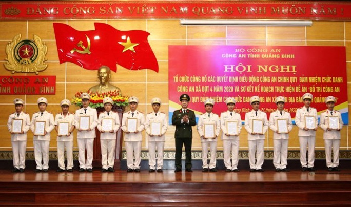 Quảng Bình điều động gần 500 công an chính quy về làm công an xã - Ảnh 1. Quảng Bình điều động gần 500 công an chính quy về làm công an xã - Ảnh 1.