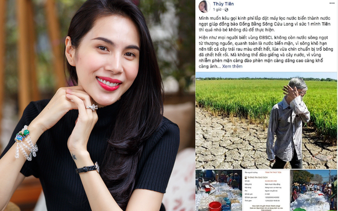 Thủy Tiên quyên góp được hơn 6 tỉ giúp người dân miền Tây - Ảnh 1. Thủy Tiên quyên góp được hơn 6 tỉ giúp người dân miền Tây - Ảnh 1.