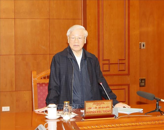 Tổng Bí thư, Chủ tịch nước Nguyễn Phú Trọng chủ trì họp Tiểu ban Nhân sự Đại hội XIII - Ảnh 1.