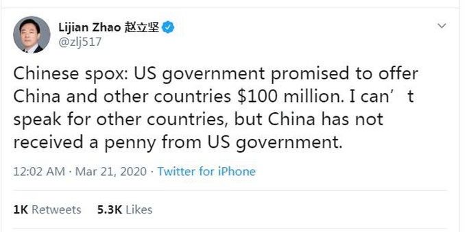 Trung Quốc chỉ trích Mỹ lây lan “virus chính trị”, Mỹ buộc tội đưa thông tin sai lệch - Ảnh 3.
