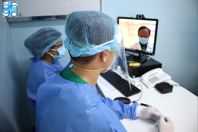 Bất ngờ với phòng khám dã chiến giữa mùa dịch Covid-19 - Ảnh 4. Bất ngờ với phòng khám dã chiến giữa mùa dịch Covid-19 - Ảnh 4.