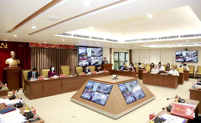 Bí thư Vương Đình Huệ: Hà Nội chiến thắng quan trọng trong cuộc chiến chống Covid-19 - Ảnh 2. Bí thư Vương Đình Huệ: Hà Nội chiến thắng quan trọng trong cuộc chiến chống Covid-19 - Ảnh 2.