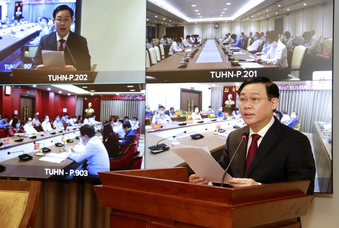 Bí thư Vương Đình Huệ: Hà Nội chiến thắng quan trọng trong cuộc chiến chống Covid-19 - Ảnh 1. Bí thư Vương Đình Huệ: Hà Nội chiến thắng quan trọng trong cuộc chiến chống Covid-19 - Ảnh 1.