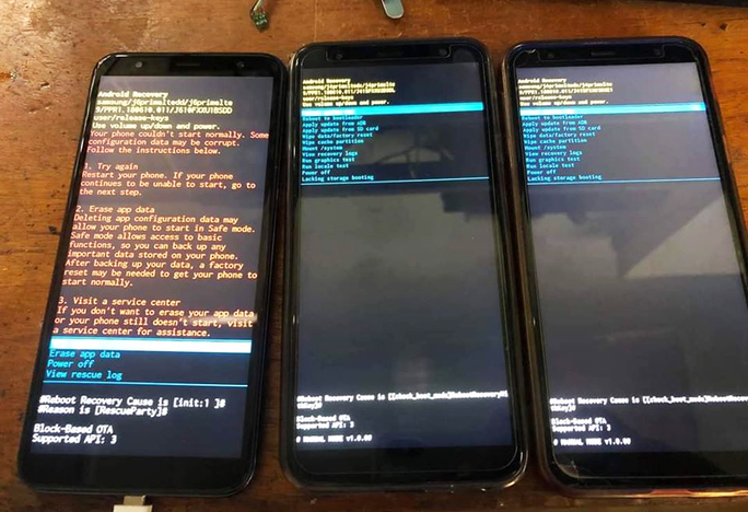 Điện thoại Samsung tại Việt Nam gặp lỗi lạ - Ảnh 1. Điện thoại Samsung tại Việt Nam gặp lỗi lạ - Ảnh 1.