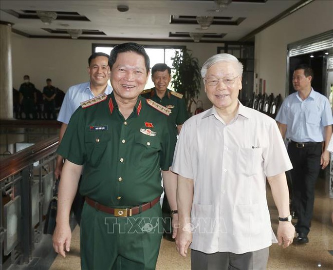 Chùm ảnh Tổng Bí thư, Chủ tịch nước Nguyễn Phú Trọng chủ trì Hội nghị Quân ủy Trung ương - Ảnh 3.
