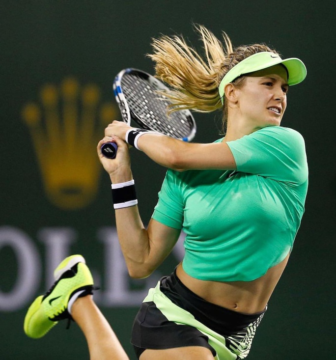Mỹ nhân nóng bỏng làng quần vợt Eugenie Bouchard phớt lờ scandal - Ảnh 1.