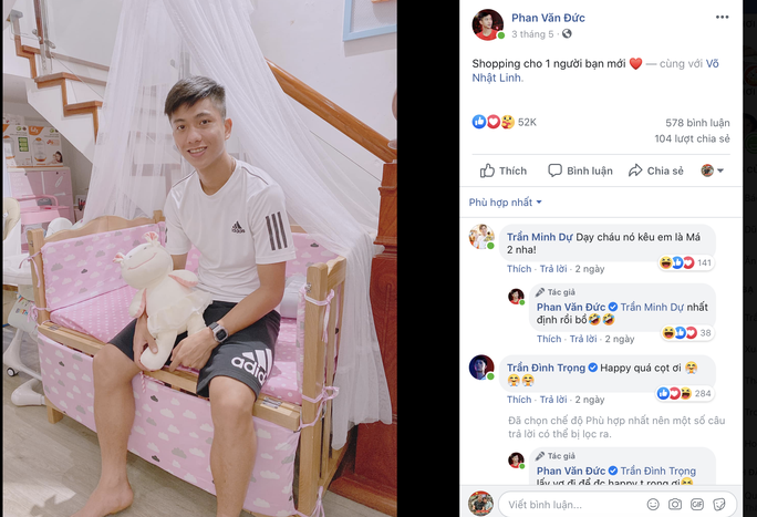 Diễn viên Minh Dự vùi dập Phan Văn Đức vì... khoe con gái đầu lòng! - Ảnh 2.