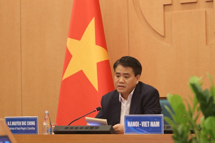Chủ tịch Hà Nội chia sẻ kinh nghiệm chống dịch Covid-19 với Thị trưởng 40 thành phố - Ảnh 1.
