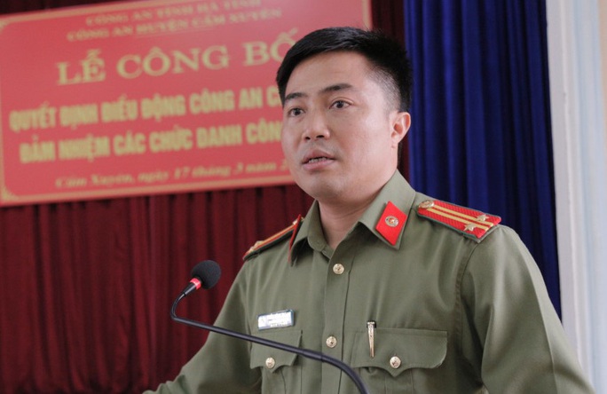 Ủy ban Kiểm tra Tỉnh ủy Hà Tĩnh kỷ luật cảnh cáo một trung tá công an - Ảnh 1.