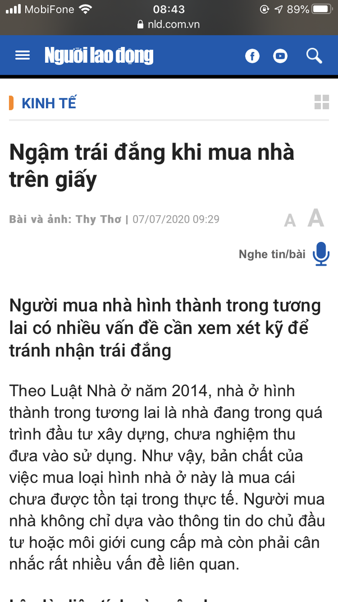 TP HCM: Đề nghị kiểm tra tình trạng lừa dối khách hàng mua nhà mà Báo Người Lao Động đã phản ánh - Ảnh 2. TP HCM: Đề nghị kiểm tra tình trạng lừa dối khách hàng mua nhà mà Báo Người Lao Động đã phản ánh - Ảnh 2.