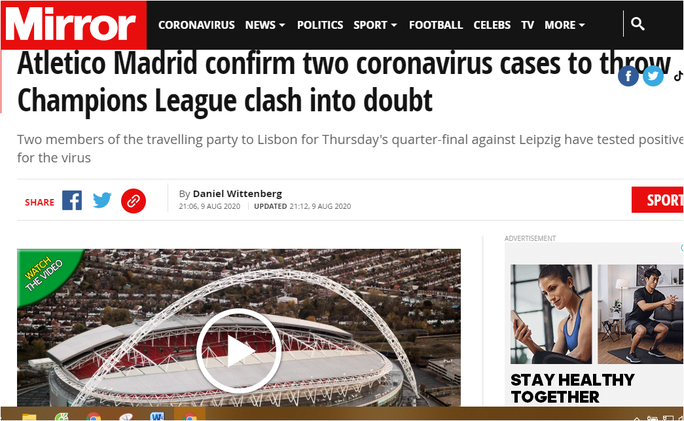 Atletico Madrid nhận hung tin trước vòng tứ kết Champions League - Ảnh 1.
