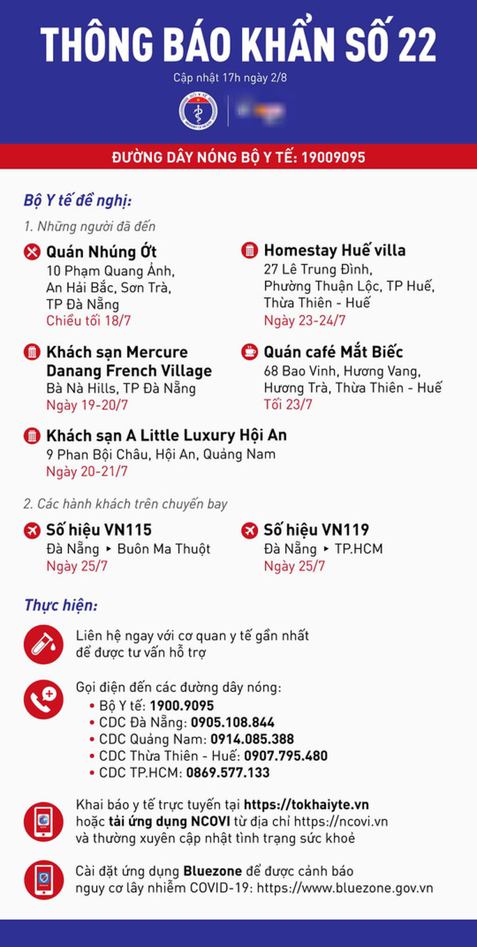 Thông báo khẩn có nhiều địa điểm nổi tiếng ở Huế, Đà Nẵng, Quảng Nam - Ảnh 2. Thông báo khẩn có nhiều địa điểm nổi tiếng ở Huế, Đà Nẵng, Quảng Nam - Ảnh 2.
