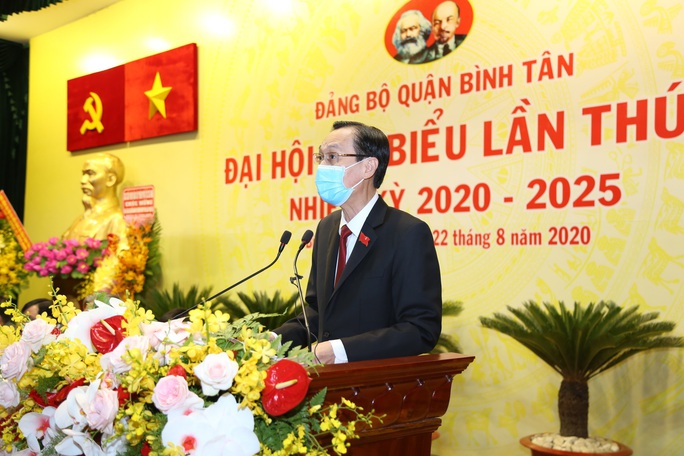 Đại hội Đại biểu Đảng bộ quận Bình Tân đề ra nhiều mục tiêu cho nhiệm kỳ mới - Ảnh 2.