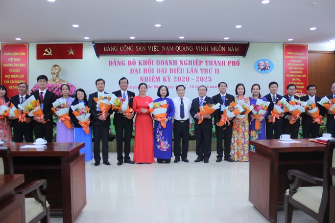Bà Lê Thị Hồng Hậu tái đắc cử Bí thư Đảng ủy khối Doanh nghiệp TP HCM - Ảnh 1.