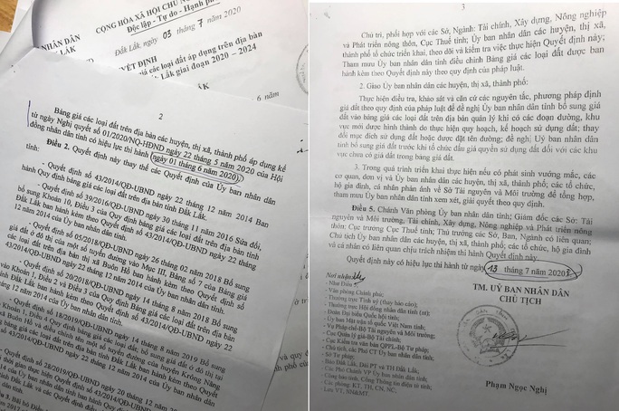 Tréo ngoe quyết định bảng giá đất của tỉnh Đắk Lắk, dân dài cổ chờ nộp thuế - Ảnh 1. Tréo ngoe quyết định bảng giá đất của tỉnh Đắk Lắk, dân dài cổ chờ nộp thuế - Ảnh 1.