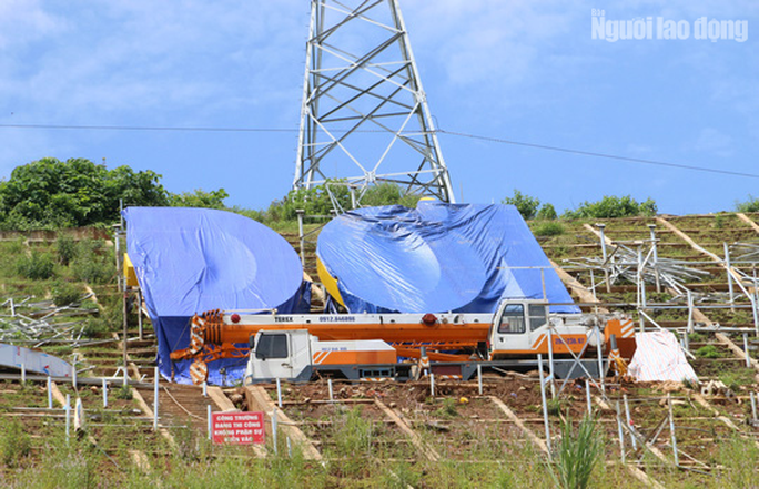 Clip, images of the 11 slogan installation project, which cost more than 10 billion VND in Hoa Binh - Photo 6.