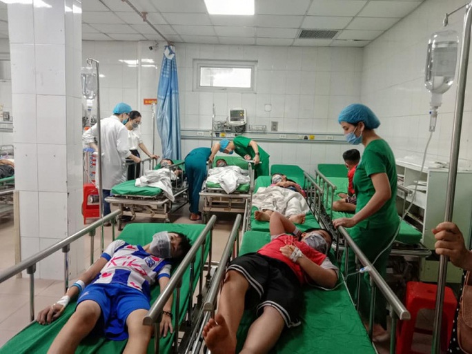 Chọc phá tổ ong trong trường, 16 học sinh nhập viện cấp cứu - Ảnh 1. Chọc phá tổ ong trong trường, 16 học sinh nhập viện cấp cứu - Ảnh 1.